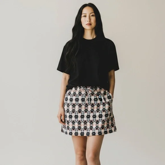 J.Jill FIT Skort Mini Geometric Print Small Women’s - Picture 1 of 8